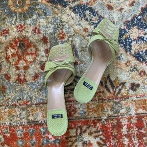 Stuart Weitzman Vintage Strappy Mules size 8/8.5